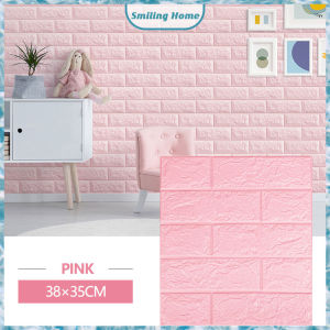 38x35cm Wallpaper 3D Bricks Foam Wall Sticker PVC Waterproof Self Adhesive Wall Panel For Wall Decor