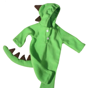 Cartoon Newborns Hooded Romper Baby Photography Bodysuit Props Dinosaur Theme for Family Gatherings and Parties