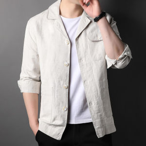 Áo khoác Nam Áo khoác cổ Vest tay 3/4 chất liệu Lai KAKI phong cách năng động sang trọng lịch lãm thu hút mọi ánh nhìn. Mã T9