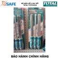 Bộ giũa gỗ 3 chi tiết TOTAL THT918326 | bộ 3 giũa gỗ chất liệu thép T12 chiều dài 200mm gồm 1 giũa gỗ dẹp, 1 giũa bán nguyệt, 1 giũa tròn mài vật khác cho sắc hoặc nhẵn. 