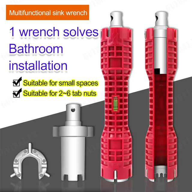 Bathroom wrench hose plumbing special tools Multipurpose sink wrench