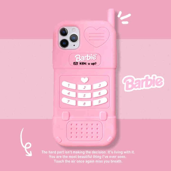 Barbie in stock Pink Barbie Phone Case For 12 Pro Max 12Mini 11