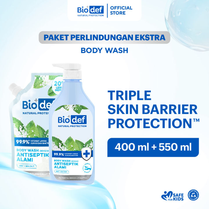 %5BAyudia's%20Favorite%5D%20Biodef%20Sabun%20Mandi%20Jaga%20Skin%20Barrier%20Whitening%20Paket%20Pump%20550ml%20dan%20Refill%20Pouch%20400ml%20Sabun%20Mandi%20Cair%20Untuk%20Meredakan%20Jerawat%20Punggung,%20Back%20Acne,%20Minyak%20Pada%20Kulit,%20Sensitif,%20dan%20Kulit%20Kering%20-%20Image%2010
