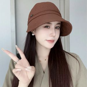 [LOCAL Seller] Face-Slimming Fisherman Hat New Outdoor Casual Versatile Womens Baseball Cap