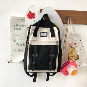 Schoolbag Female Korean High School Students Large Capacity Backpack Junior High School Students Backpack（no Pendant doll）
