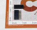 Jump cái đơn 1.27mm 1x8P chân thẳng cắm hàn mạch (2c). 