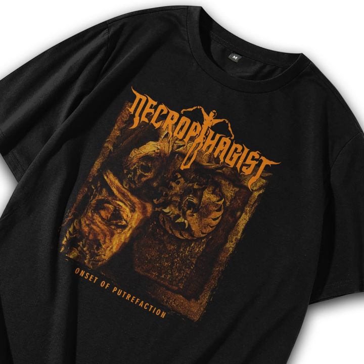 Necrophagist Band Shirt Kaos Death Metal Baju Metal T Shirt Metal