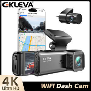 EKLEVA 4K Dash Camera for Cars 3.18” IPS Screen Mini Dash Cam Recorder Car Dvr for 24H Parking Mode Built In WiFi