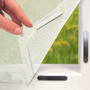ALENEE Insect Proof ic Window Screen with Innovative ic Fastening Adjustable Size Window Screen Cover Easy-to-Install Breathable Window Flyscreen Home Use