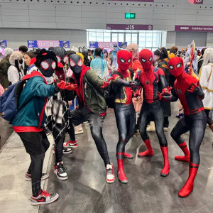 Anime Superhero Spider Man Battle Suit Miles Raimi Black Spider Gwen Expedition Cosplay Jumpsuit Halloween Cosplay Costume