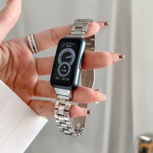 Metal Strap for Huawei Band 7 / 6 Metal Stainless Steel Honor Band 6 Replacement wristband