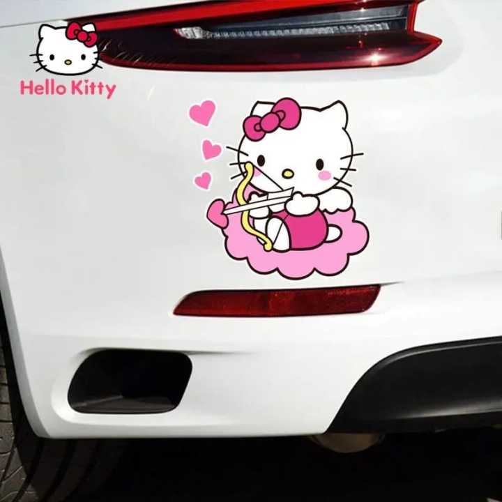 stiker sticker print & cut hello kitty arrow variasi body mobil ...