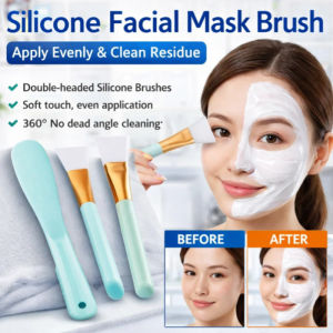 Silicone Face Mask Brush Soft Makeup Applicator Hypoallergenic Easy Clean Skincare Tool For Creams Serums Single Pack Travel Friendly Face Brush