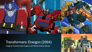 TRANSFORMERS Energon SuperLink (2004) Orig Version in 32GB USB Flash Drive Cartoon Mecha Robot Complete 52 Episodes Original Japanese Version of Transformers Super Link with English Subtitle Includes Free Surprise Gift