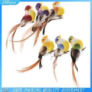 COD 1 cái mini giả chim lông xốp nhân tạo chim mini trang trí tiệc cưới tại nhà
