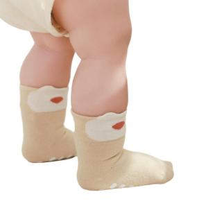 Infant Cartoon Floor Socks Nonslip Rubber Grip Cotton Socks Stretchy Floor Socks Prewalker Shoes 0-5Y Baby Accessory