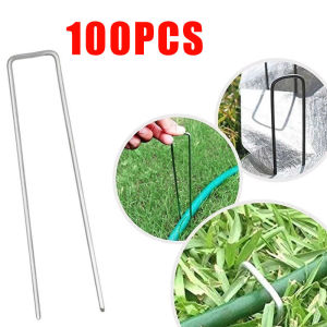 Galvanised U Pin for Artificial Grass Turf Metal Pegs Mesh Mat Staples Weed Paku U Rumput Artificial Turf Fixing Staple