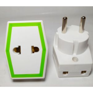 Steker Colokan Listrik 3  Lubang Tipis Konektor Cabang Stopkontak Stop Kontak SNI Terminal Kuningan