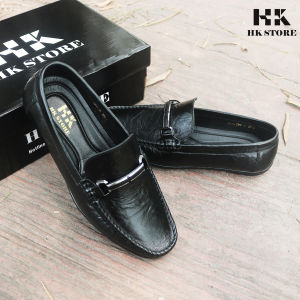 Giày mọi nam da bò nhập khẩu hàng cao cấp - da siêu mềm dễ đi lại - kiểu dáng trẻ chung và thời trang dễ kết hợp quần áo (gm02)