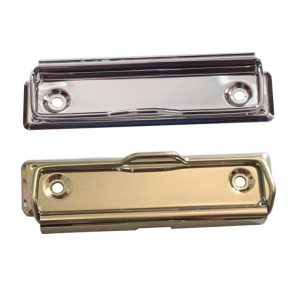 Mountable Metal Clipboard Clips Spring Loaded Mount Handle with Rubber Feet Hardboard Clamps Office Supplies