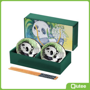 Premium Ceramic Bowl Set Souvenir Boxset Contents Chinese Style + FREE CHOPSTICKS