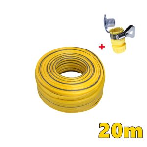 Garden Hose Water Pipe Rubber hose PVC Thickened Wear-Resistant garden kitchen toilet home use hose 10M-50M