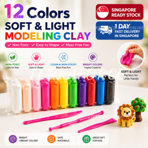 Air Dry Clay Set - Super Light Soft Stretchy DIY Molding Butter Slime (12/24/36 Colors) | Non-Toxic Kids Craft Modeling
