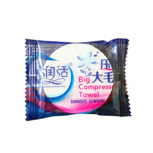 Mini Disposable Towel Thicken Cotton Candy Tissues Face Towel Magic Water Wet Face Care Tablet Easy to Carry Wiping Compressed Towel