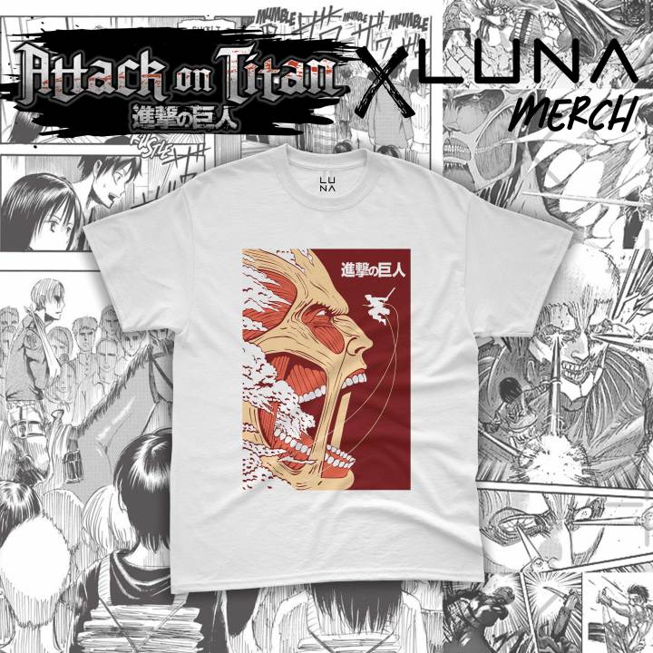 Attack on Titan AOT/ Shingeki no Kyojin) Shirt Colossal Titan
