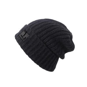 Nón Len Style Hàn Nam Nữ Che Tai Chất Dày Khuy Chữ L Giữ Ấm Màu Trơn Thời Trang RQN2408 - REQUANE