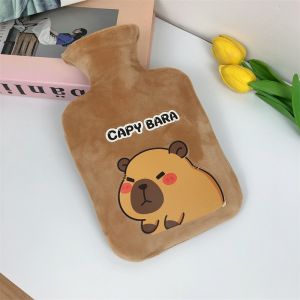 400ML-1000ml Portable Cute Hot Water Bag Thick Rubber Hand FeetWarmer Bag Heat Pad for Period Pain Relieve Keep Warm