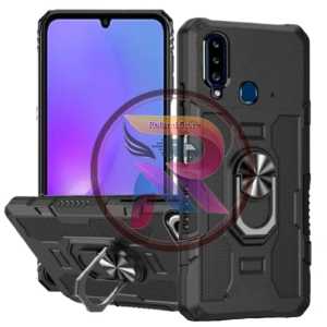 Casing HP Untuk Samsung Galaxy A20s Case Robot Hit Eye Whit Ring Transformer Phantom Hybrit Armor