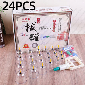 Cupping Device Professional Ventosa Massage Therapy Kit With Glass Cups For Relaxation AndMuscle Rec