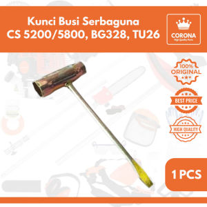 Kunci Busi Chainsaw Senso 5200 5800 Mesin Potong Rumput BG 328 TU26 Sprayer Semprot Hama Plug Wrench