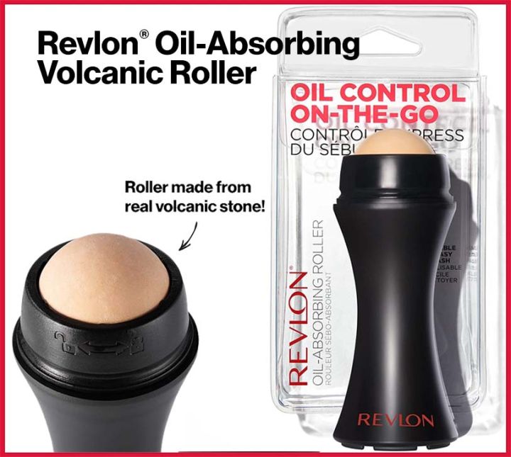 Revlon Volcanic Oil Absorbing Face Roller Reusable works like blotting