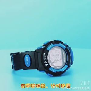 New childrens electronic watch sports waterproof popular among boys girls and students children wristwatch