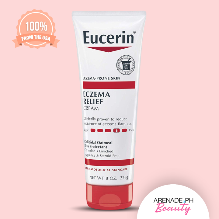 Eucerin Eczema Relief Cream Full Body Lotion for EczemaProne Skin, 8
