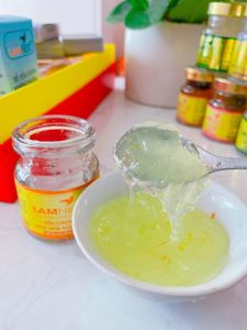 mua 5 hủ tặng 1 hủ Yến loại 70ml và tặng thêm 1 muỗng vàng ăn yến