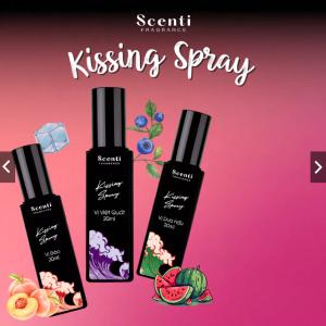 Xịt Thơm Miệng Kissing Spray Scenti 20ml Vị Việt Quất