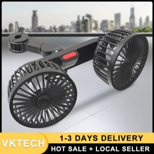 12V/24V Car Ventilation Fan with Dual Heads for SUVs for Improved Air Quality and Comfort