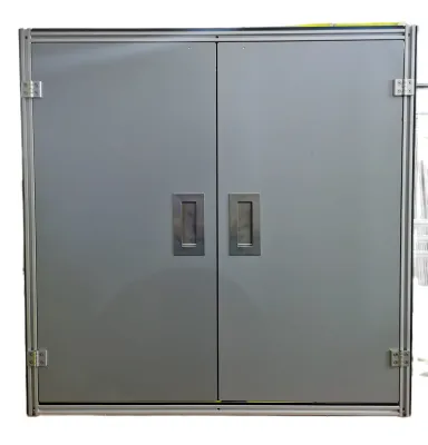 Bicycle storage / cabinet with COMPOSITE PANEL DOOR for folding bike (3sixtyPikesHitoBirdyLitepro)