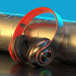 Popular luminous Bluetooth headset over-ear heavy bass wireless suitable for mobile phones sports gaming and as a gift