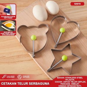 Panci Penggorengan Telur Pan cake Cetakan Waffle Non Stick Wajan Teflon Egg Anti Lengket Frying Pan