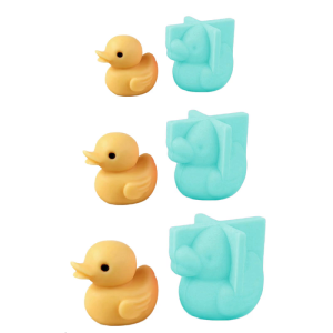 Duck Statue Silicone Chocolate Molds Cake Molds Fondant Molds 3D Duck Shape Molds for Epoxy Resin Soap