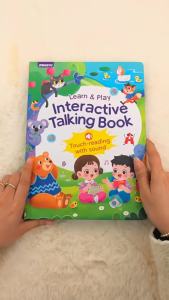 Childrens English finger reading and learning puzzle e-book toys for 0-6 years old
