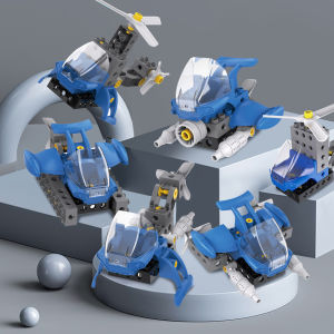 🔥Hot sale🔥 Large particle assembly building blocks can be transformed into engineering vehicles and airplanes as gifts