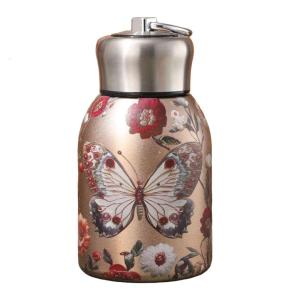 Retro Chinese Style Insulated Travel Mugs with Chinese Style Pattern Stainless Steel Leak proof Efficient Vacuum Cup