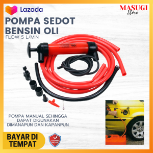 Pompa Sedot Bensin Minyak Manual Tangan Transfer Oli Bensin Mobil Oil Pump Impor Murah OTOHEROES