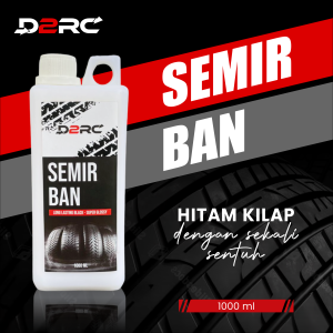 Semir ban motor mobil dashboard D2RC kualitas premium awet tahan lama tampak basah 1 liter