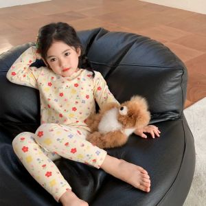 Children Home Clothing Set 2-8 Year Old Girls Fashionable German Velvet Pajamas Autumn and Winter Two Piece Set of Warm Pajamas2026